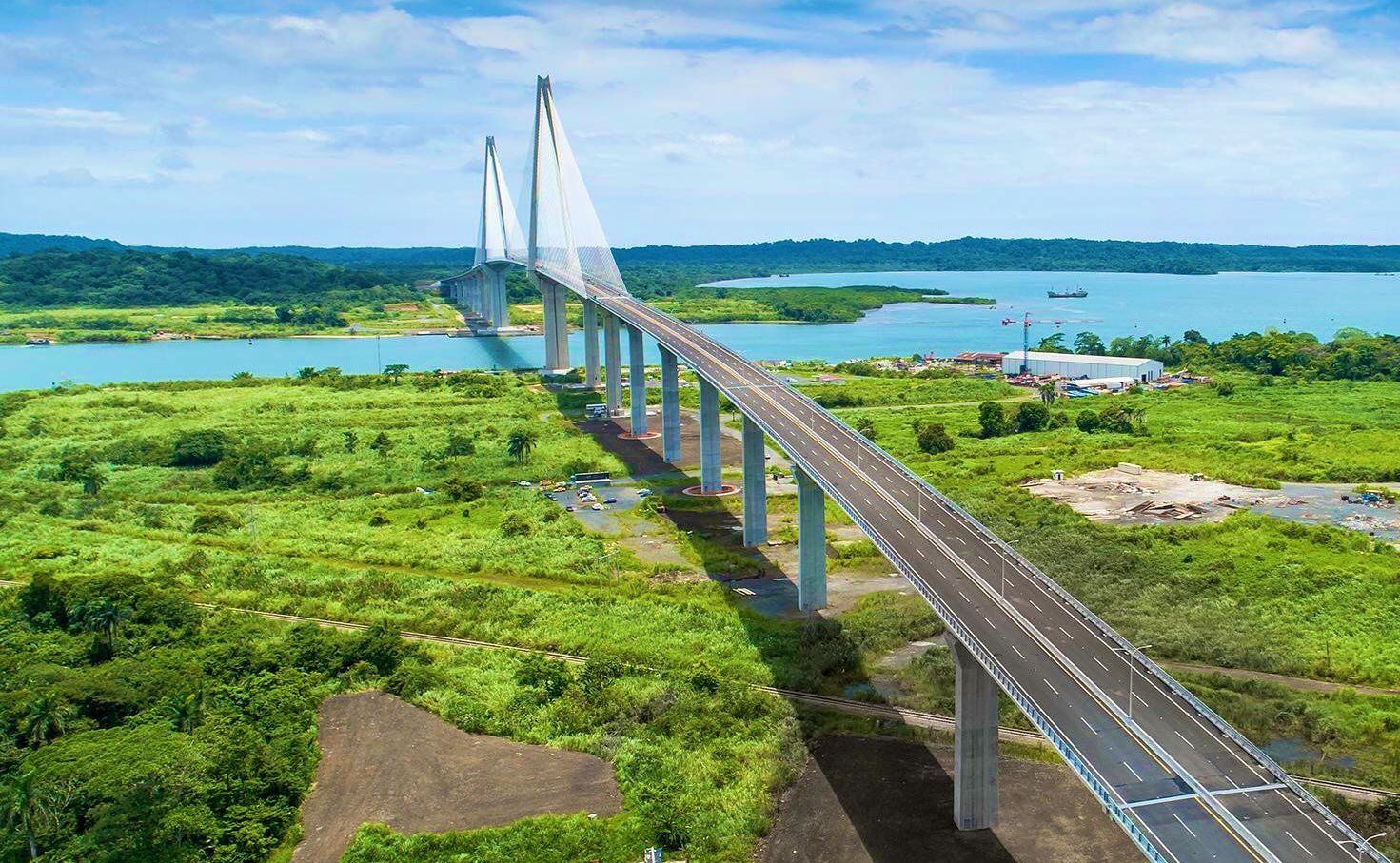 Inauguran tercer puente sobre el Canal de Panamá, el puente de concreto